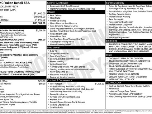 Certified 2021 GMC Yukon Denali w/ Denali Premium Package image 20