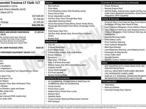 Certified 2023 Chevrolet Traverse LT image 11