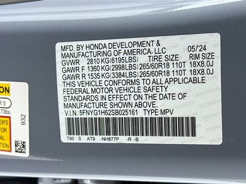 Certified 2025 Honda Pilot TrailSport image 35