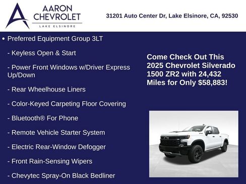 Used 2025 Chevrolet Silverado 1500 ZR2 AWD/4WD image 10