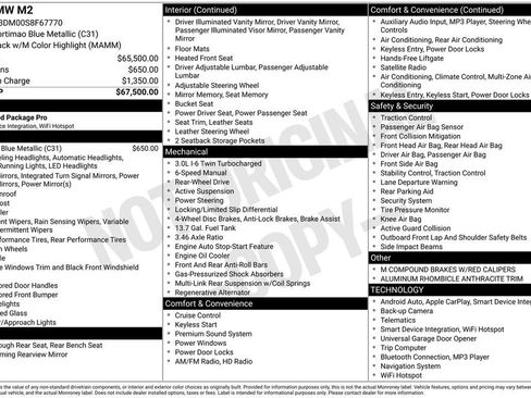 Used 2025 BMW M2 Base image 2