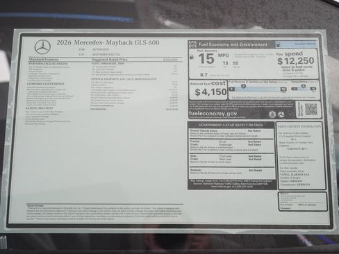 New 2026 Mercedes-Benz Maybach GLS 600 4MATIC image 39