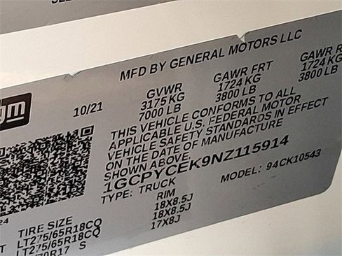 Used 2022 Chevrolet Silverado 1500 Custom Trail Boss w/ Safety Confidence Package image 29