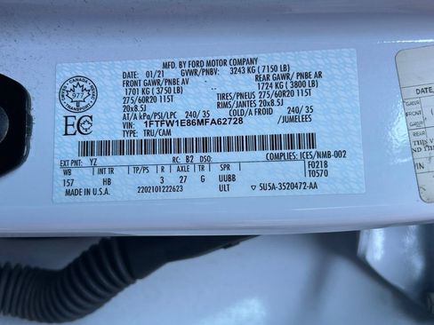 Used 2021 Ford F150 Lariat AWD/4WD image 60