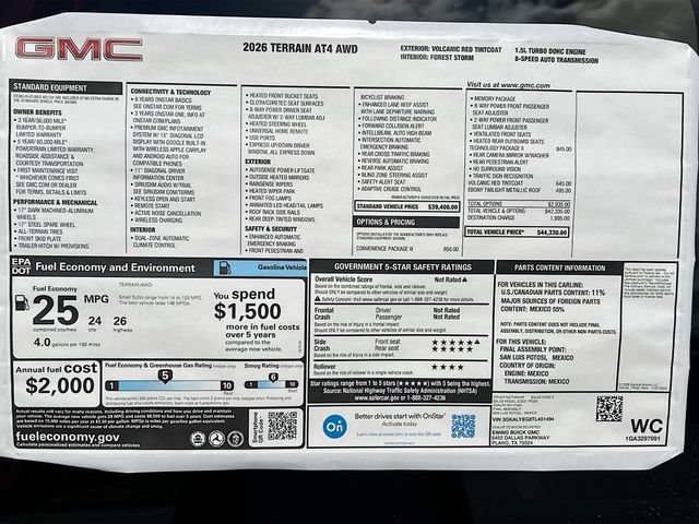 New 2026 GMC Terrain AT4 w/ Convenience Package III AWD/4WD image 21