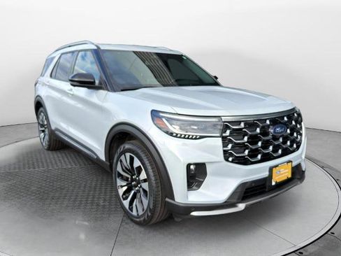 Certified 2025 Ford Explorer Platinum w/ LUX Leather Package AWD/4WD image 1