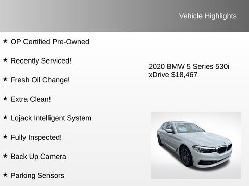 Used 2020 BMW 530i xDrive image 4