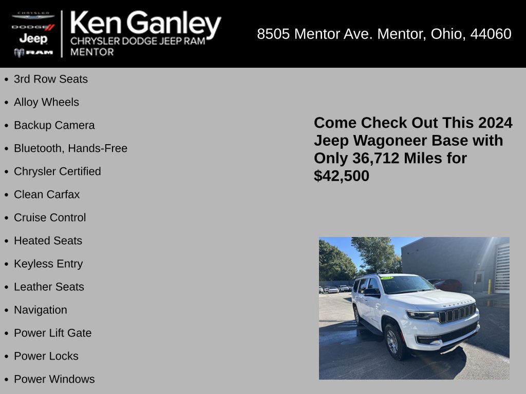 Used 2024 Jeep Wagoneer 4WD image 5