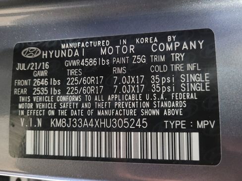 Used 2017 Hyundai Tucson SE w/ SE Popular Package 02 FWD image 33