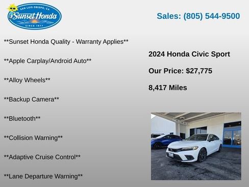 Used 2024 Honda Civic Sport image 5