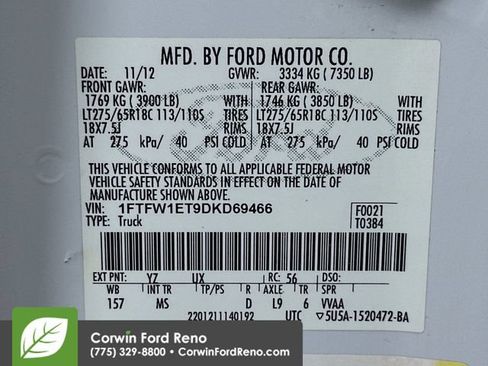 Used 2013 Ford F150 XLT w/ Luxury Equipment Group AWD/4WD image 30