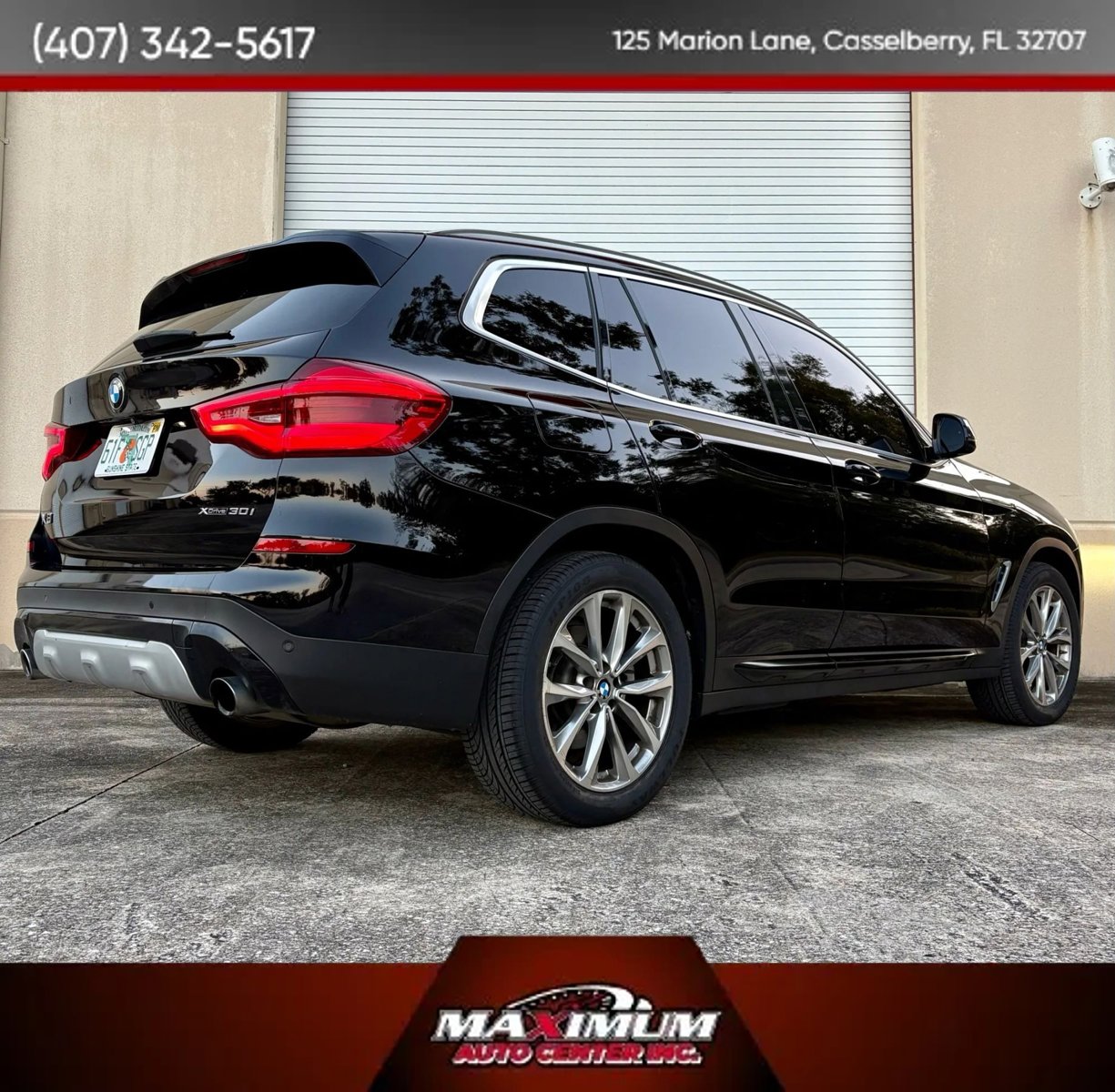 Used 2019 BMW X3 xDrive30i w/ Convenience Package AWD/4WD image 3