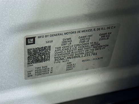 Used 2020 Chevrolet Trax LS w/ Tint and Cruise Package AWD/4WD image 37