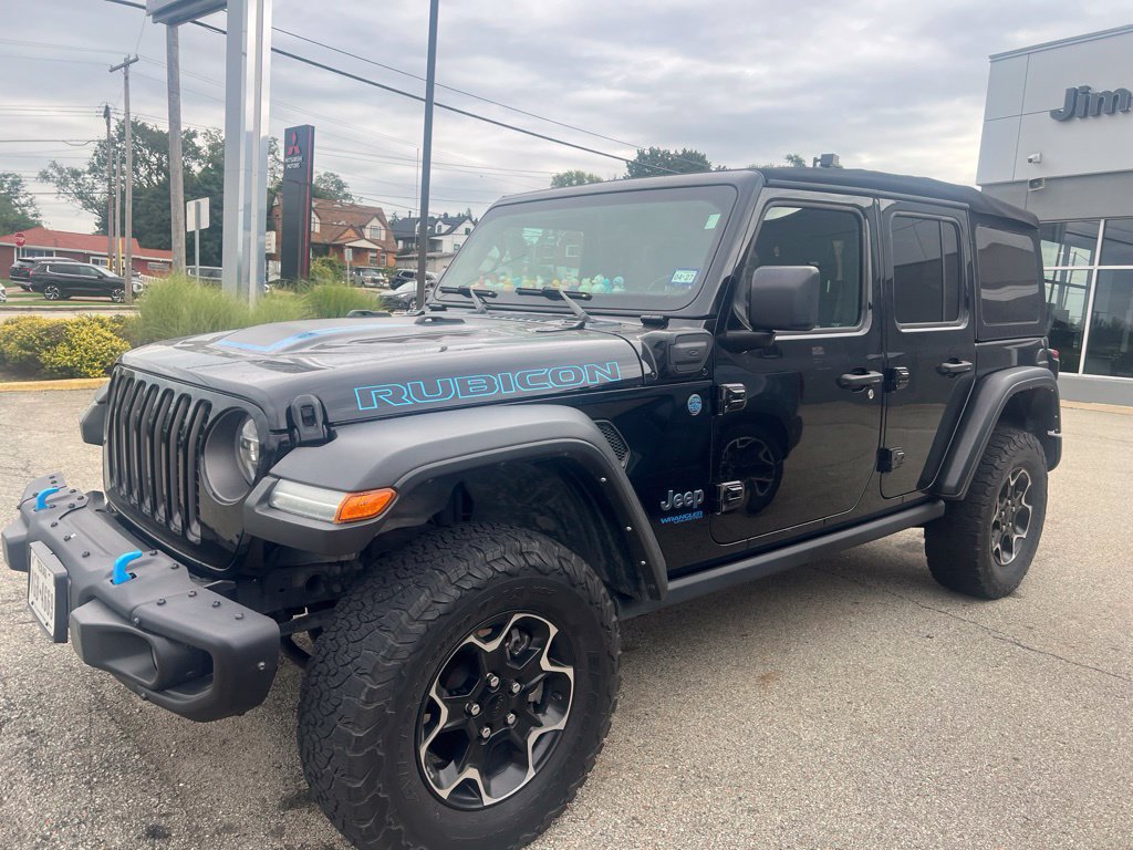 Used 2021 Jeep Wrangler Unlimited Rubicon 4xe w/ Steel Bumper Group AWD/4WD image 4