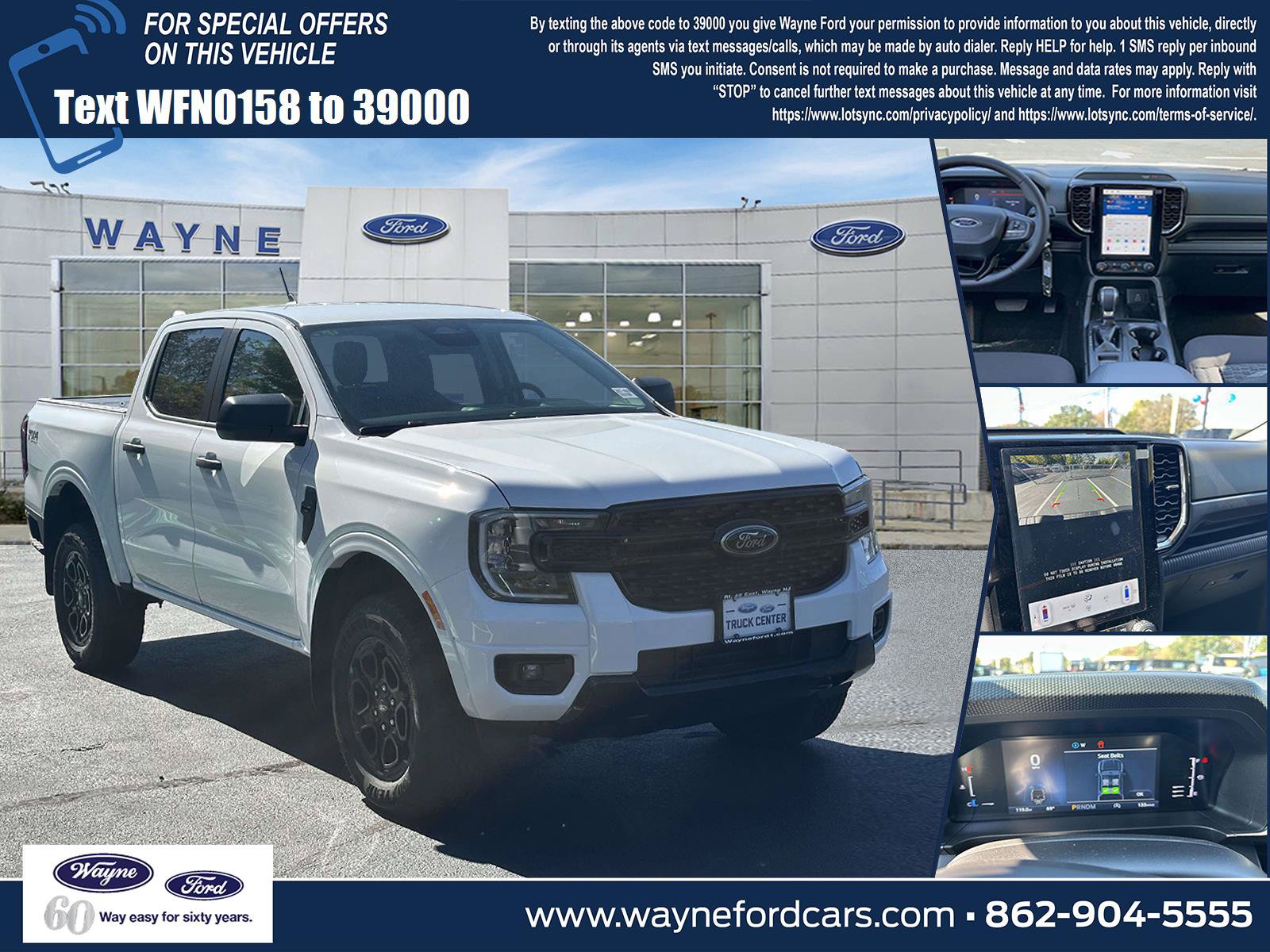 New 2026 Ford Ranger XLT w/ FX4 Off-Road Package AWD/4WD image 1
