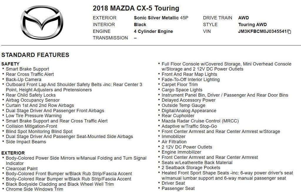 Used 2018 MAZDA CX-5 Touring AWD/4WD image 17