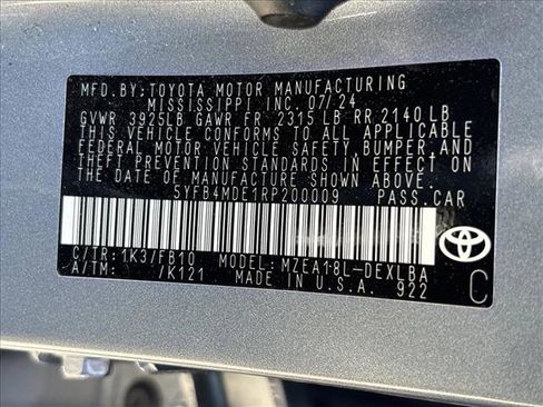 Certified 2024 Toyota Corolla LE FWD image 26