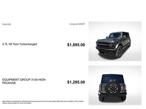 Used 2023 Ford Bronco Outer Banks AWD/4WD image 3