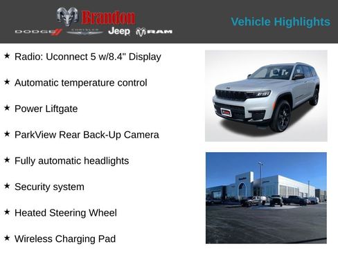 New 2025 Jeep Grand Cherokee L Altitude image 2