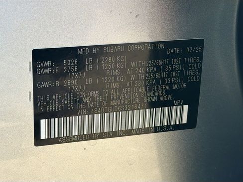 Certified 2025 Subaru Outback Wilderness w/ Wilderness Package image 44