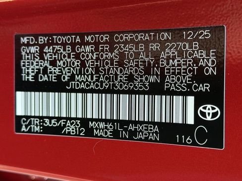 New 2026 Toyota Prius SE image 26