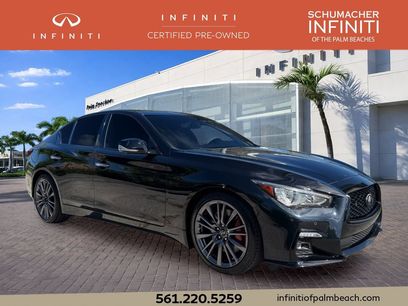 Used 2023 INFINITI Q50 Red Sport 400 w/ Black Opal Edition