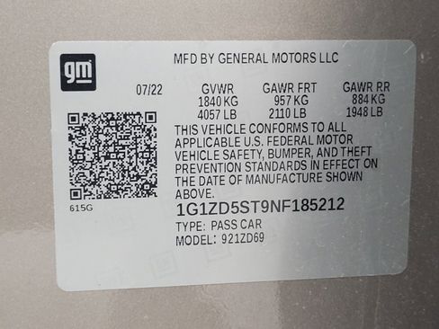 Used 2022 Chevrolet Malibu LT FWD image 33