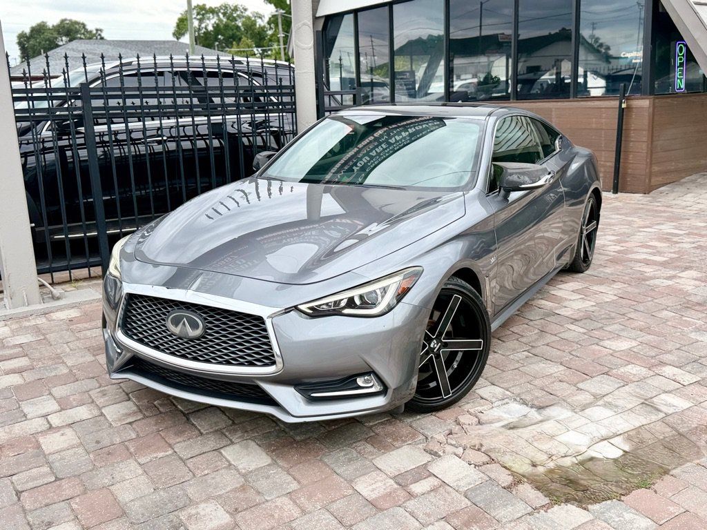 Used 2020 INFINITI Q60 3.0t Luxe RWD image 1