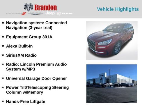 Used 2024 Lincoln Corsair Grand Touring w/ Equipment Group 301A AWD/4WD image 5