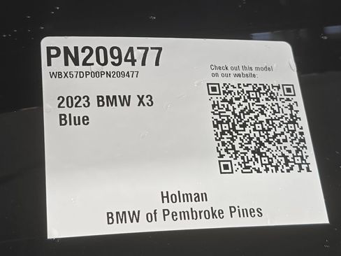 Used 2023 BMW X3 xDrive30i w/ Convenience Package w/ZPA AWD/4WD image 23