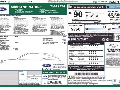 Used 2024 Ford Mustang Mach-E GT AWD/4WD image 32