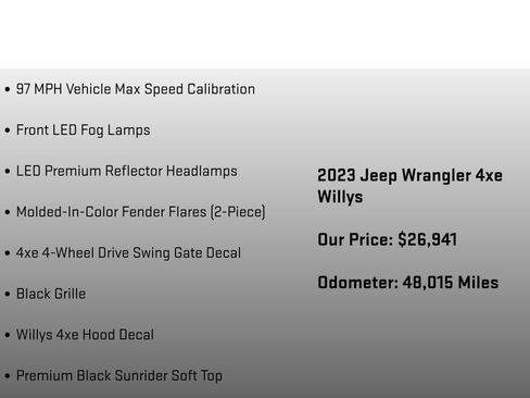 Used 2023 Jeep Wrangler Unlimited w/ Cold Weather Group AWD/4WD image 36