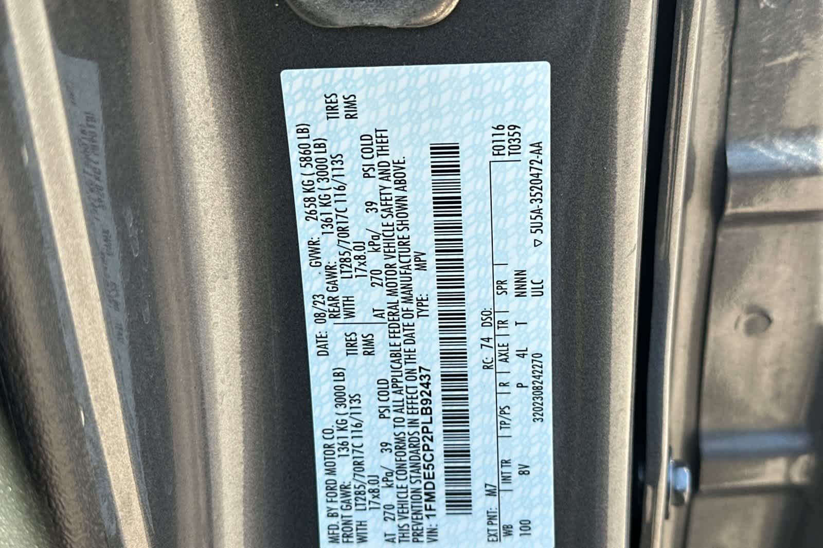 Certified 2023 Ford Bronco Badlands AWD/4WD image 29