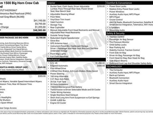 Certified 2017 RAM 1500 Big Horn AWD/4WD image 30