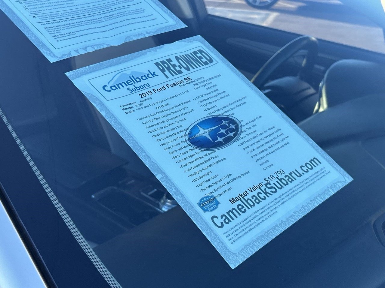 Used 2019 Ford Fusion SE w/ Equipment Group 151A FWD image 6