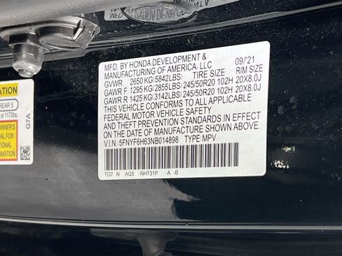 Used 2022 Honda Pilot Touring image 35