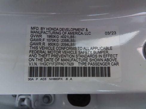 Certified 2023 Honda Accord EX image 25