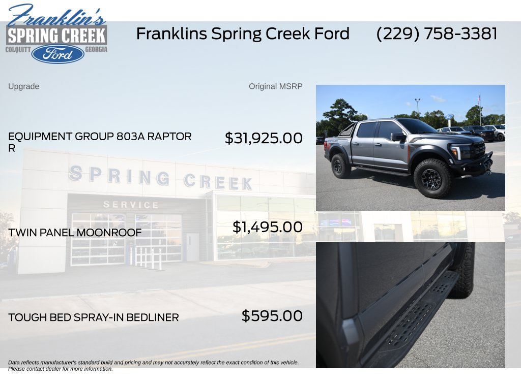 Used 2024 Ford F150 Raptor w/ Equipment Group 803A Raptor R AWD/4WD image 5