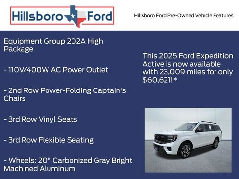 Used 2025 Ford Expedition Active AWD/4WD image 3