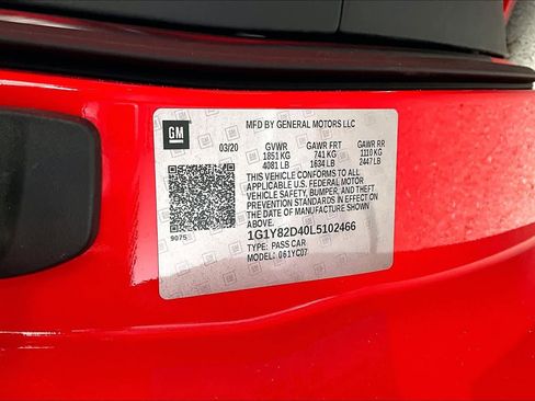 Used 2020 Chevrolet Corvette 3LT w/ 3LT Preferred Equipment Group image 32