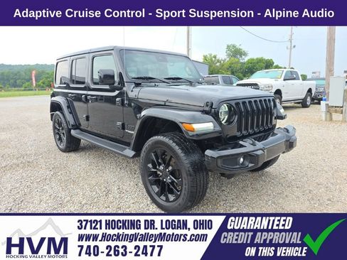 Used 2021 Jeep Wrangler Unlimited Sahara AWD/4WD image 1