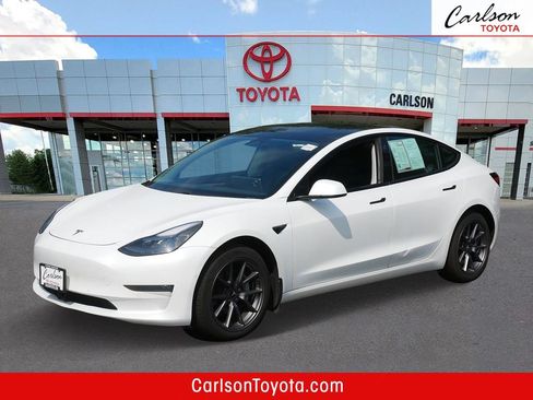 Used 2021 Tesla Model 3 Long Range AWD/4WD image 1