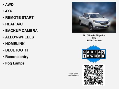 Used 2017 Honda Ridgeline RTL image 7