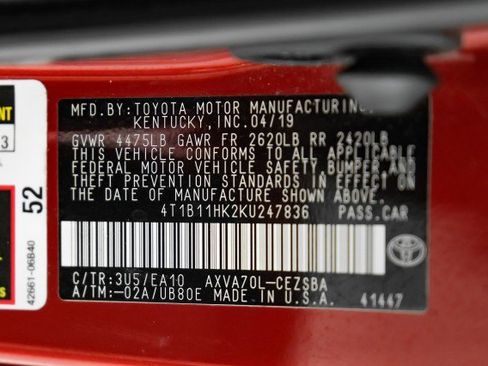 Used 2019 Toyota Camry SE image 55