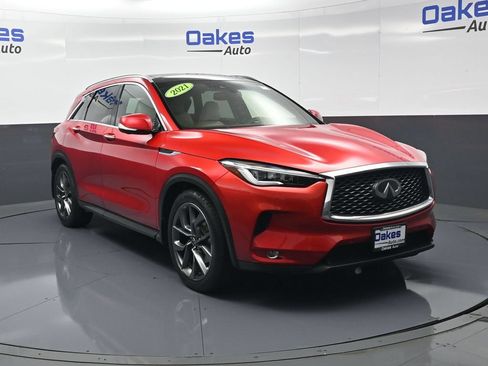 Used 2021 INFINITI QX50 Autograph w/ Premium White Leather Package FWD image 2