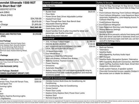Used 2023 Chevrolet Silverado 1500 RST AWD/4WD image 2
