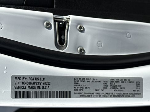 New 2026 Jeep Grand Wagoneer L 2WD image 35
