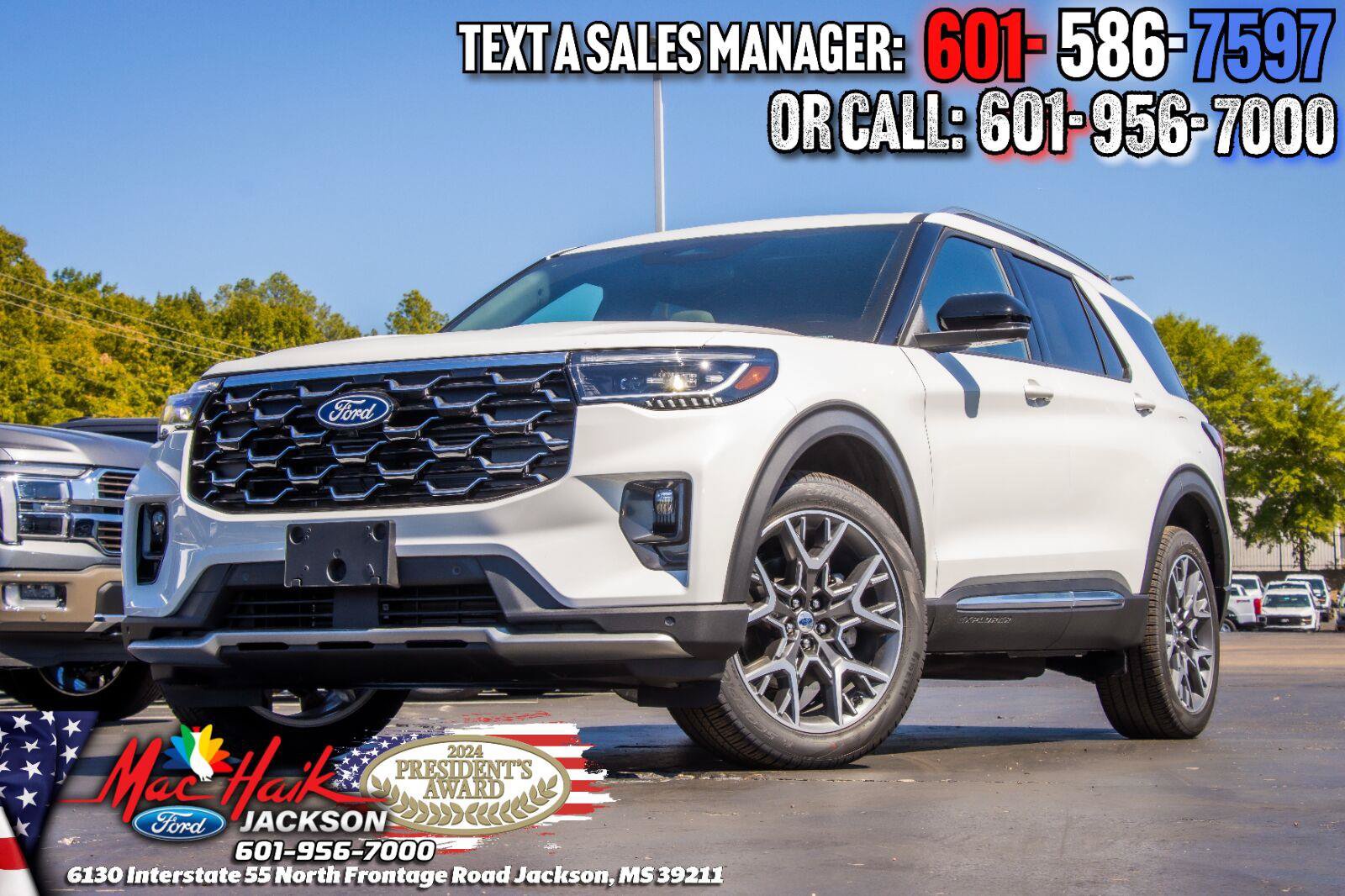 New 2027 Ford Explorer Platinum w/ 3.0L Ultimate Package AWD/4WD image 1