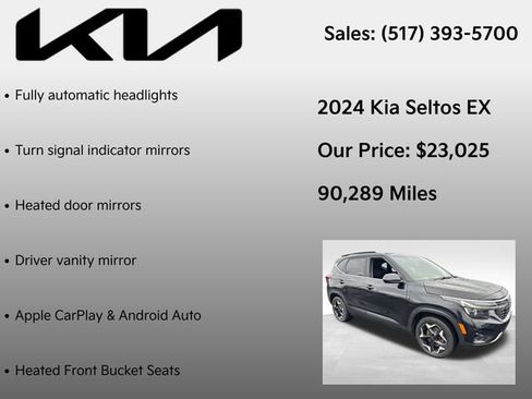 Used 2024 Kia Seltos EX AWD/4WD image 12