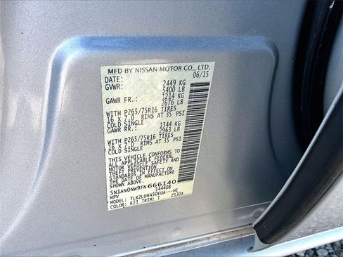 Used 2015 Nissan Xterra PRO-4X w/ Pro-4x Leather Package image 29